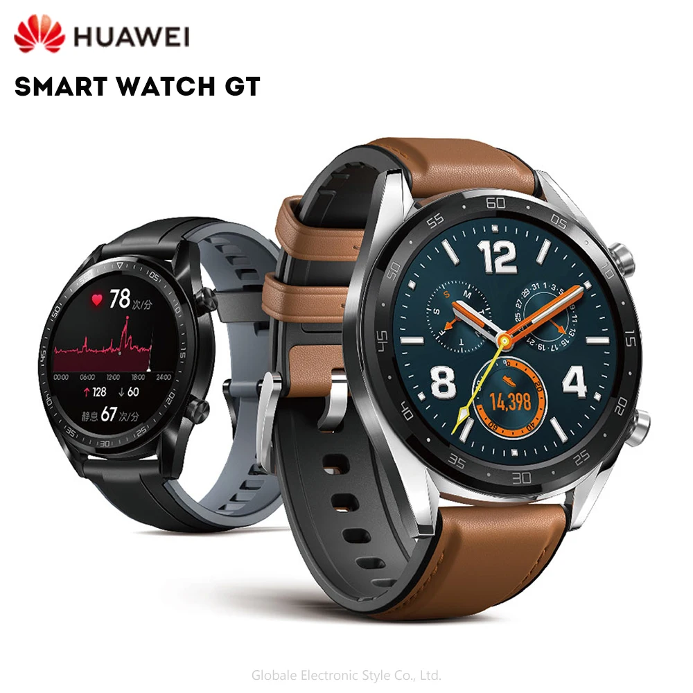 Оригинальные Смарт часы HUAWEI GT водонепроницаемые 5 АТМ монитор сердечного ритма