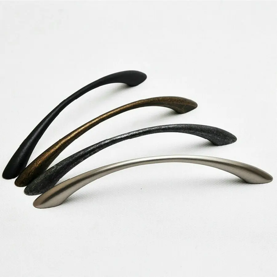 4 шт./лот тонкая ручка для мебели кольцо выдвижного ящика Заглушка цвета в