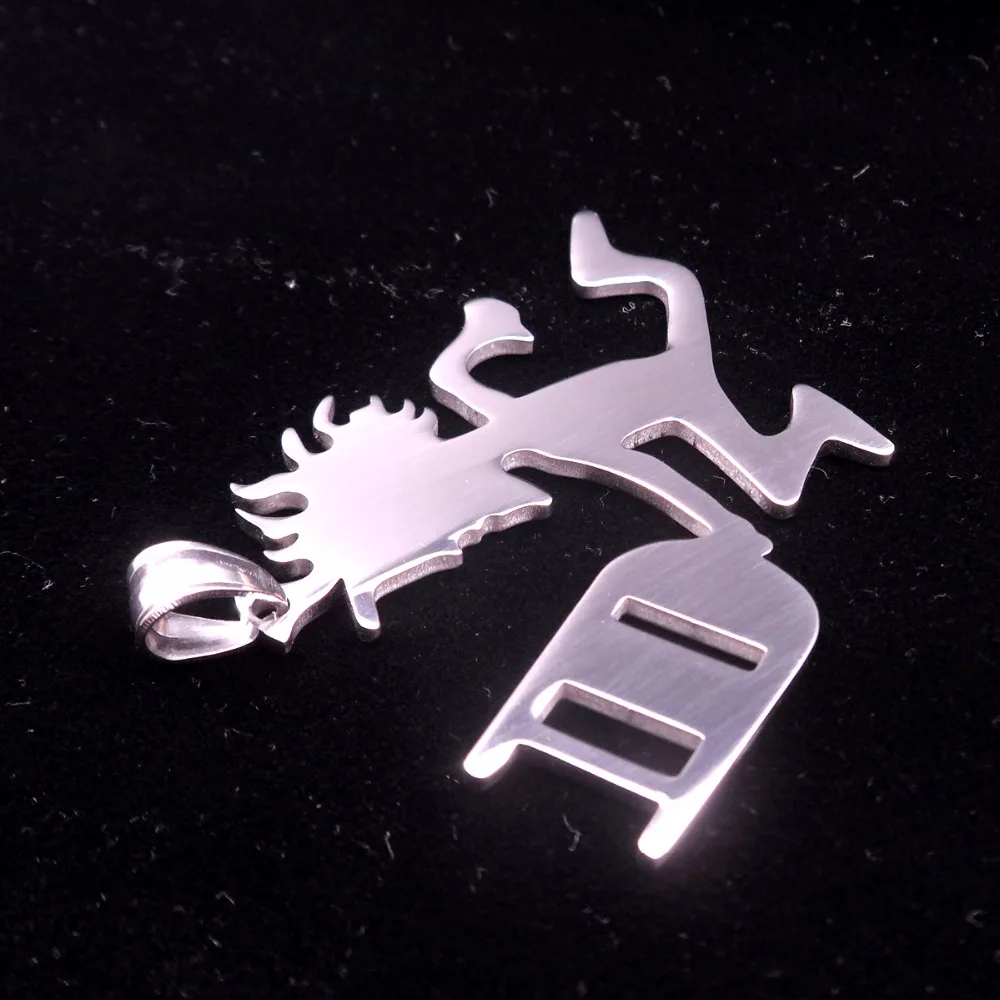 Бесплатная доставка! Лот 5 шт. высокополированная нержавеющая сталь большой 2