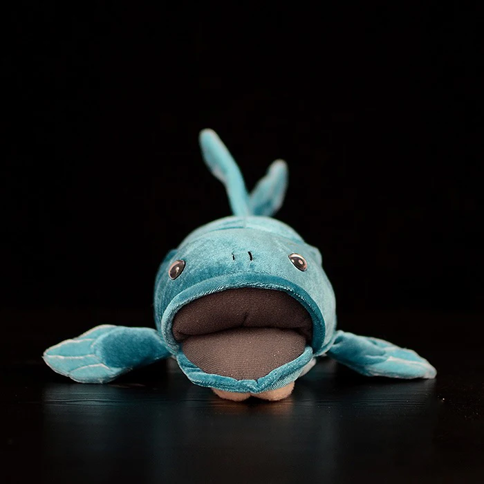 38 см длинные реалистичные объятия Coelacanth мягкие игрушки мягкие моделирование морские животные плюшевые игрушки рыба куклы для детей подарки на день рождения