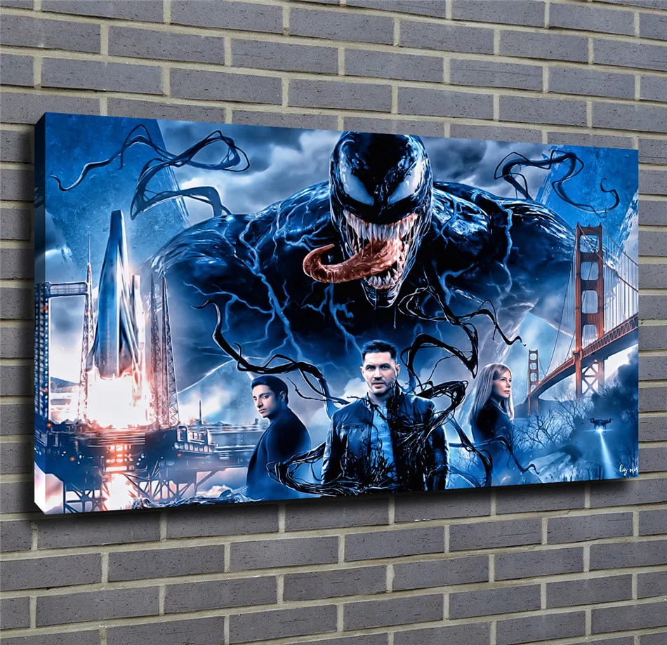 Venom Movie Marvels 1 панель украшение на стену живопись маслом постер Холст Картина