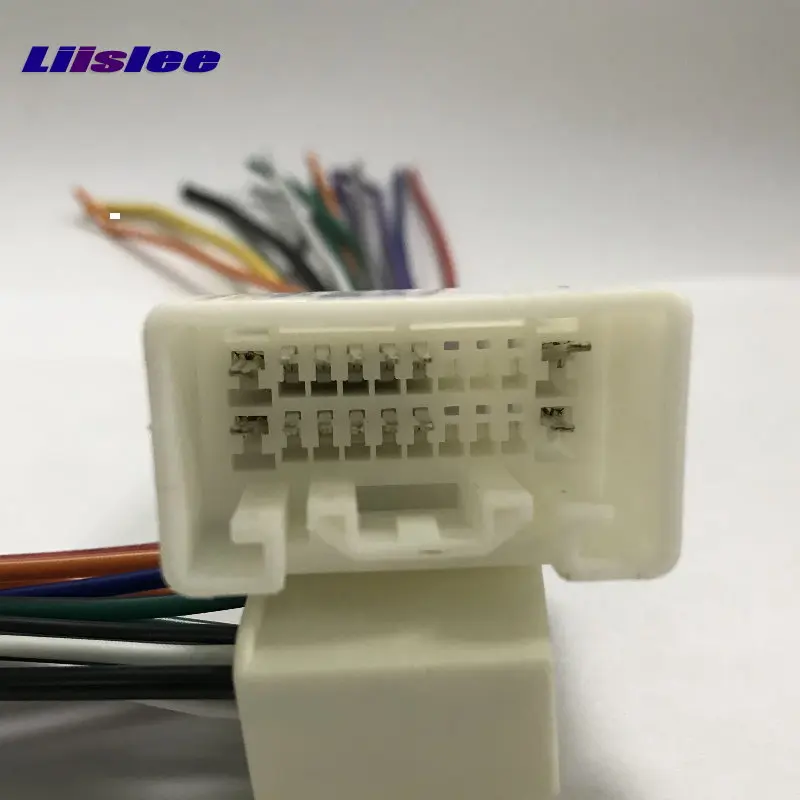Liislee для Lexus ES300 ES330 GX470 IS RX350 400 H RX330 подключается к заводской Жгут адаптер радиопроводки стерео Мужской DIN к ISO