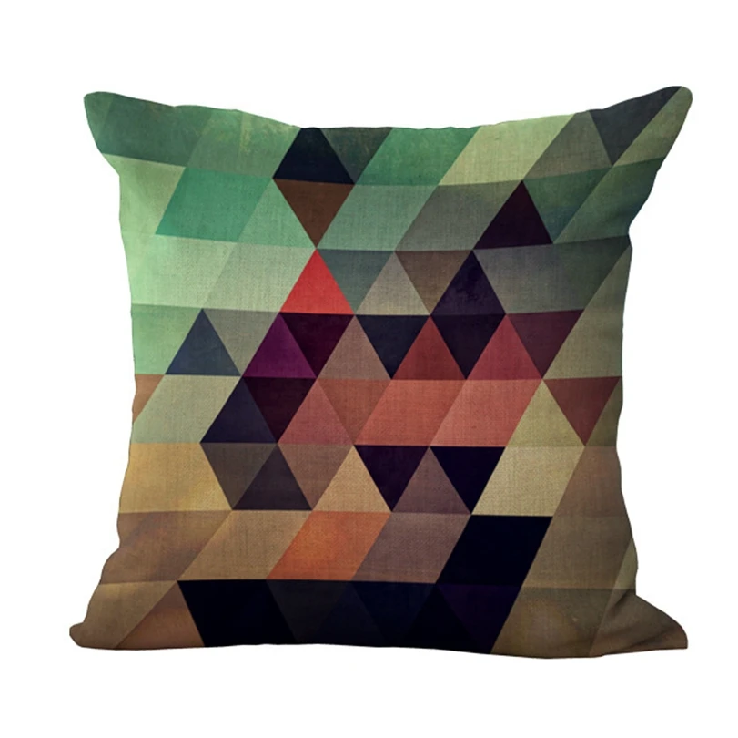 Оптовая цена 1 шт творческие геометрический короткие сиденье Подушка
