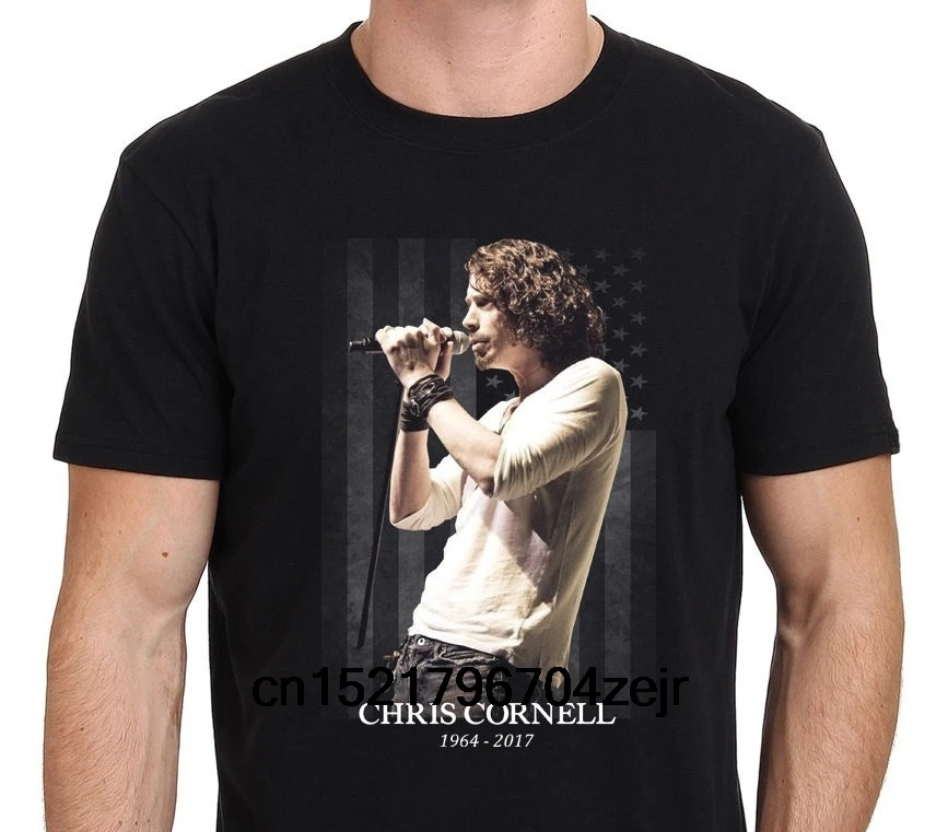 Для мужчин Футболка Chris Cornell 1964 s рубашка с круглой горловиной Размеры S XXXL fortnite