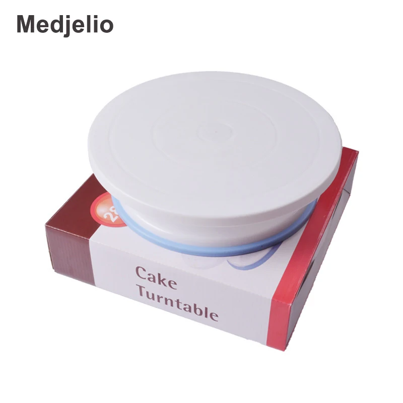 Меджелио пищевой ABS пластик Противоскользящий торт поворотный стол Стандартный
