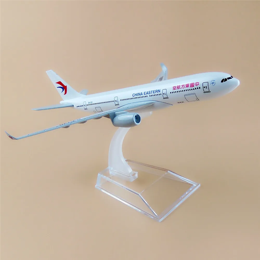 16 см металлический самолет модель Air China Восточной Airways Airbus 330 A330 самолета W Стенд |