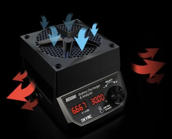 SKYRC BD200 200W 30A 5,4 V-35 V разрядник батареи& анализатор для LiPo LiFe LiHV никель-металл-гидридных и никель-кадмиевых батарея PB