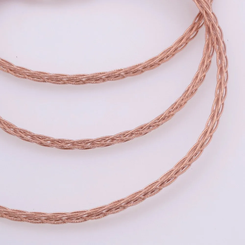 1 м 8 ядер 5N pcocc Медь 8*19*0 мм аудио кабель для наушников DIY Замена Ремонт обновление