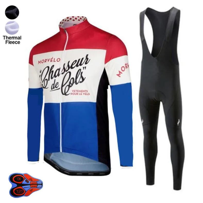 2019 Morvelo Inverno Майо ciclismo hombre Runchita зима термальность флис Велоспорт Джерси с длинным