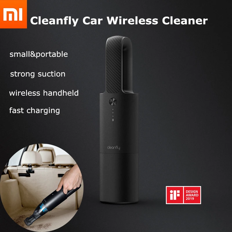 Xiao mi jia Cleanfly FVQ беспроводной ручной пылесос mi портативный mi ni Автомобильный Автомобиль Домашний Беспроводной ковер диван пылеочиститель