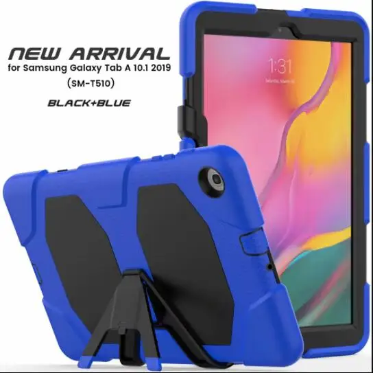 Чехол для Samsung Galaxy Tab A 10 1 2019 T510 T515Tablet противоударный жесткий военный сверхпрочный