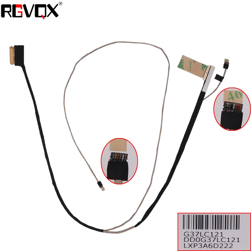 Новый ЖК кабель для ноутбука HP Pavilion 17 AB250SA ORG PN:DD0G37LC121 LVDS разъем