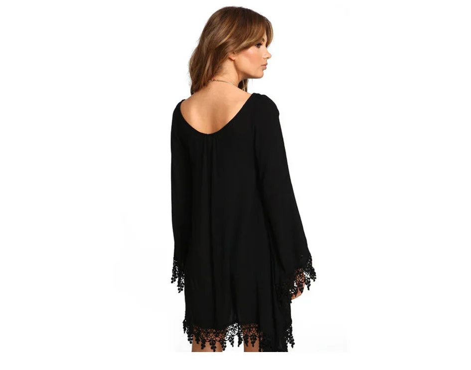 Осень 2017 г. женщин О образным вырезом Кружева полые одна часть Mujeres blusas де трубно de