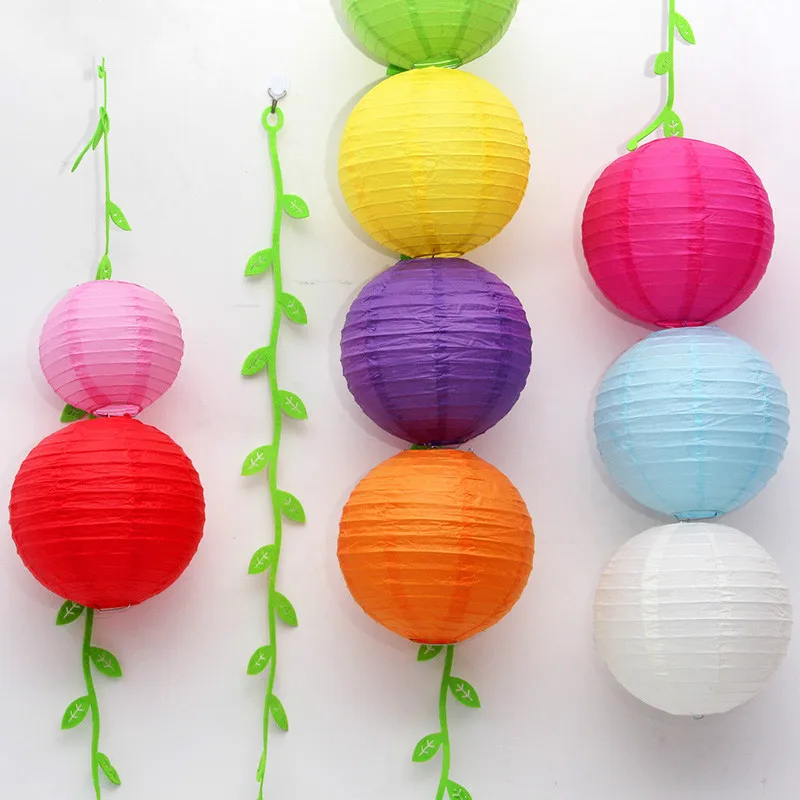 Новинка 4 &quot 16&quot (10 40 см) Круглый Китайский бумажный фонарь Lampion на день рождения