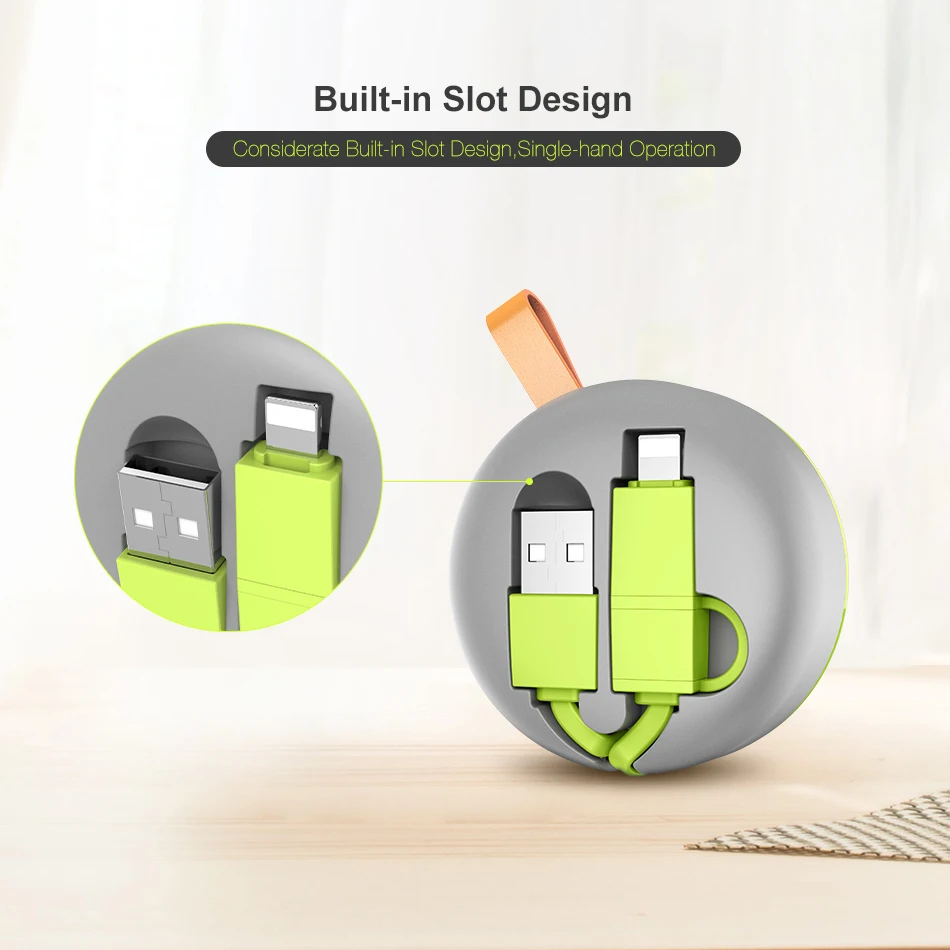 FLOVEME 2 в 1 USB Выдвижной кабель для iPhone/Micro А зарядка iOS iPhone X 10 7 8 SE зарядное устройство