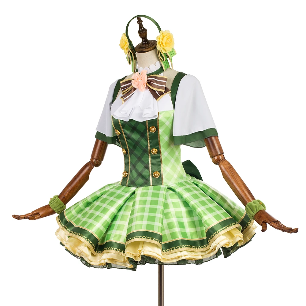 Аниме Love Live! Костюм для косплея Hanayo Koizumi букет цветов Пробуждение Косплей