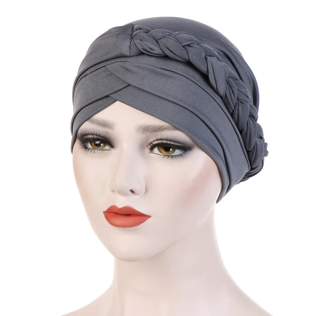 Женская шапка тюрбан DOUDOULU с оборками Хемо Шапка бини hijabs # EW 2019|Женские Skullies и