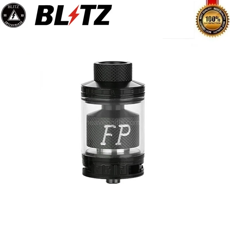 Оригинальный Blitz FP RTA Vape Танк 30 мм 4 мл 6 Емкость Поддержка одной двойной катушки