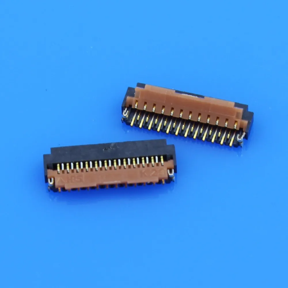 

JCD FPC/FFC ZIF Connector Hirose HRS 0.3mm Pitch 23Pin 1mm Height Two Row Front Flip FH26W-23S-0.3SHW