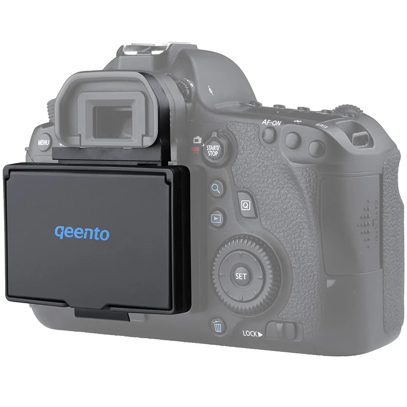 Qeento 6D-Q LCD Screen Protector Pop-up sun Shade lcd Hood Shield Cover for CANON 6D camera | Электроника