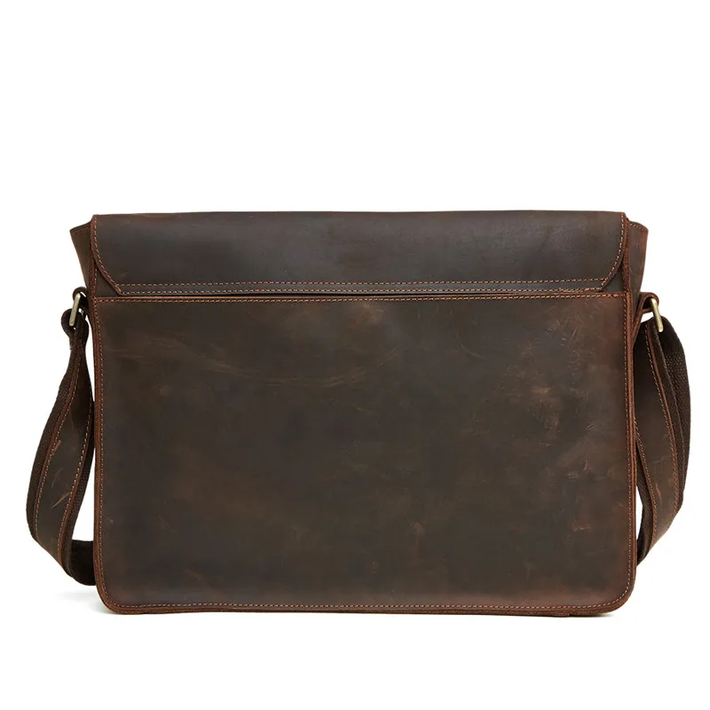 Черный Ангел Винтаж grazy лошадь мужские кожаные Курьерские сумки Пояса из