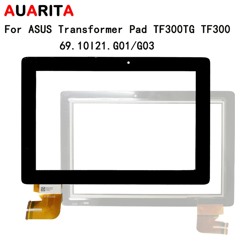 Сенсорная панель для Asus Transformer TF300 TF300T TF300TG TF300TL 69.10i21g01 G03 Версия экран дигитайзер