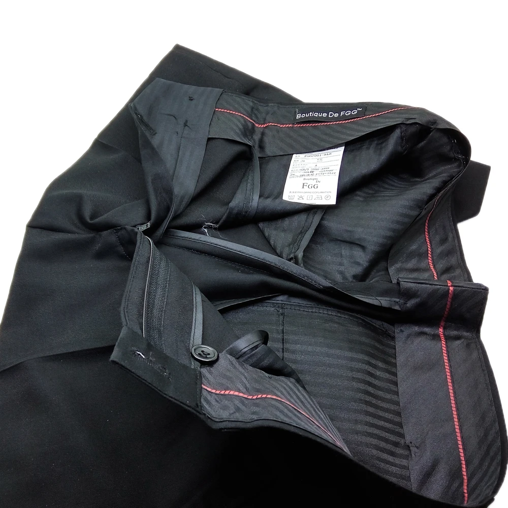 Размер 29 40 без морщин Мужская Офисная Рабочая одежда черный костюм брюки