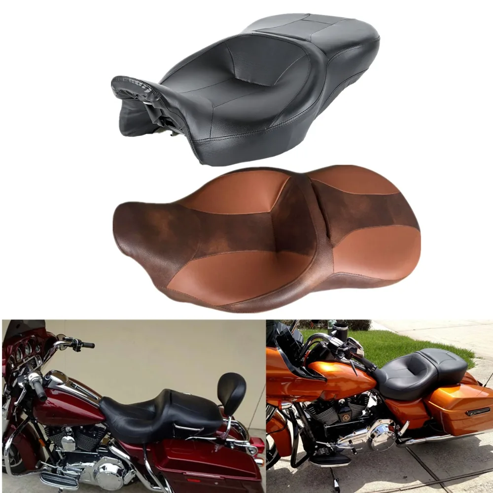 Мотоцикл Rider ПАССАЖИРСКОЕ СИДЕНЬЕ для Harley Touring Road King Electra Street Glide Ультра классическое FLHT FLHX FLHR FLTRX 14-19 18 17