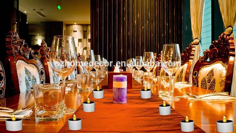 Водонепроницаемый Романтический беспламенный свечи СВЕТОДИОДНЫЙ Tealight