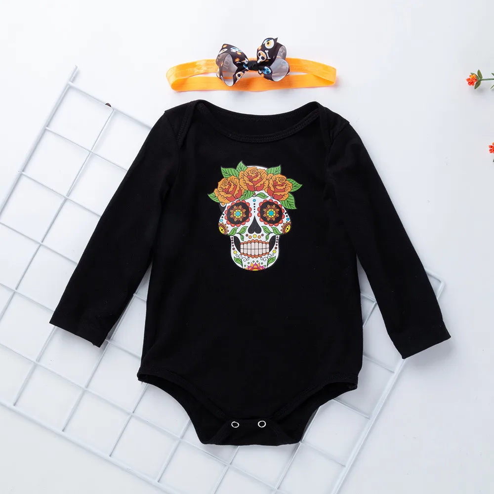 Newborn Infant Baby Girls Halloween Romper+Tutu Skirt Jumpsuit Outfits girls clothes dress 0430 | Детская одежда и обувь