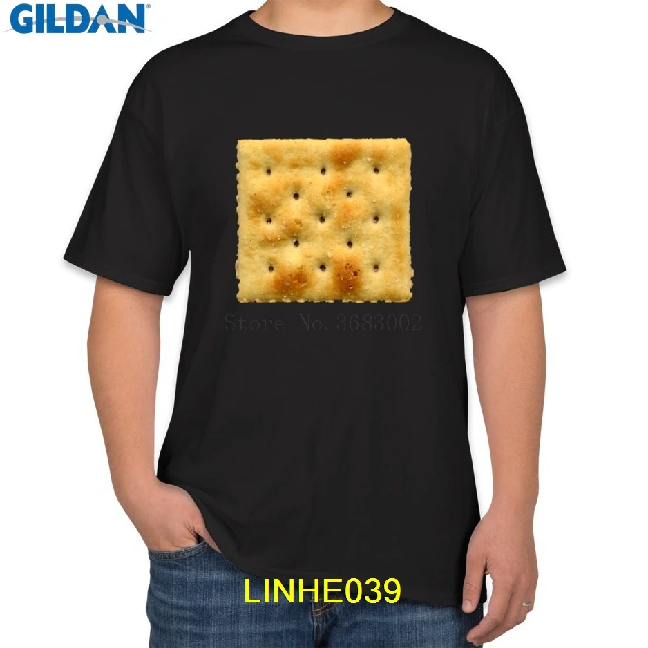 Custom Breathable Tee Shirt For Men Size S-3xl White Saltine Soda Cracker T-Shirt Summer Letters Great Hip Hop | Мужская одежда