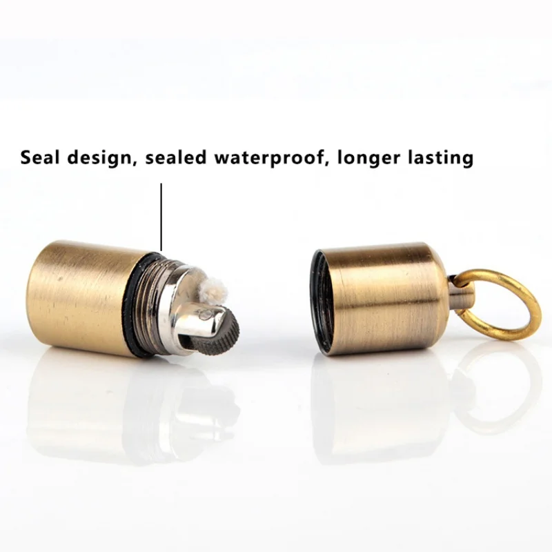 Открытый Инструменты Мини Компактный Керосин Зажигалка Fire Starter Capsule керосин