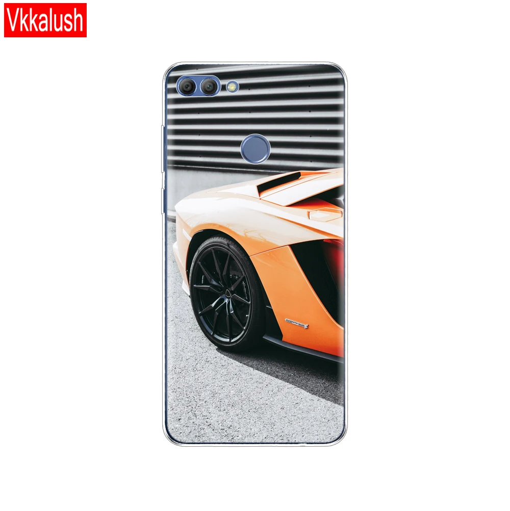 80188 Чехол для телефона huawei P smart Enjoy 7 S, мягкий силиконовый чехол из ТПУ 360, полностью защитный прозрачный чехол с принтом - Цвет: 80188