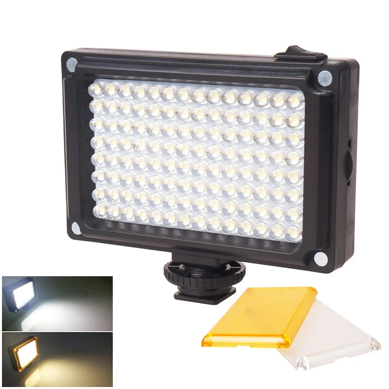 Portable 112 LED Video Light Dimmable Rechargable Panal Lamp for DSLR Camera Wedding Recording Dropshipping | Электроника
