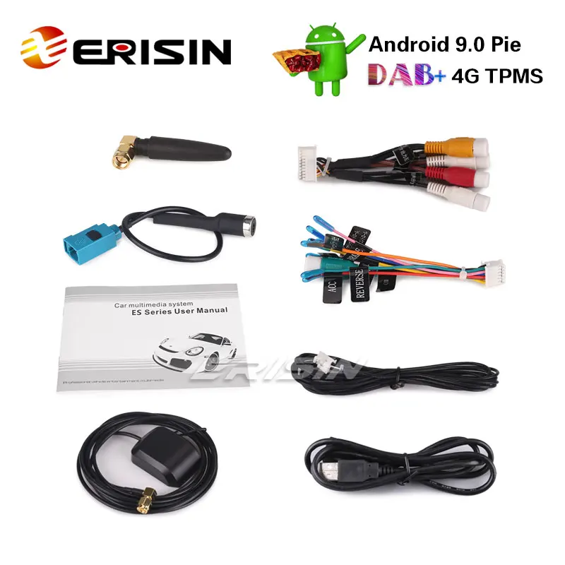 Erisin ES7969C-64 7 &quotAndroid 9 0 автомобильный стерео DAB + GPS SatNav DVD SD для Mercedes Benz C/CLK Class W203 W209 |