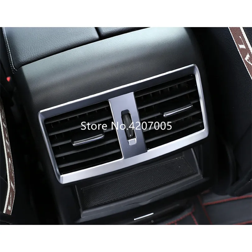 Для Mercedes Benz GLE GLS 15 17 W164 X164 ML GL 13 16 ABS Хромированная Задняя Крышка Кондиционера для