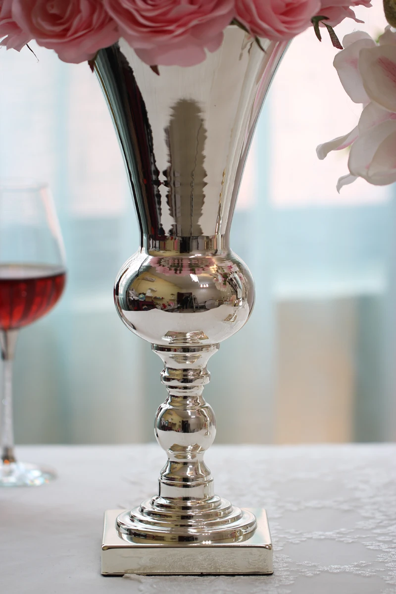 Новая модная металлическая ваза товары для вечерние НКИ и свадьбы товар 1061