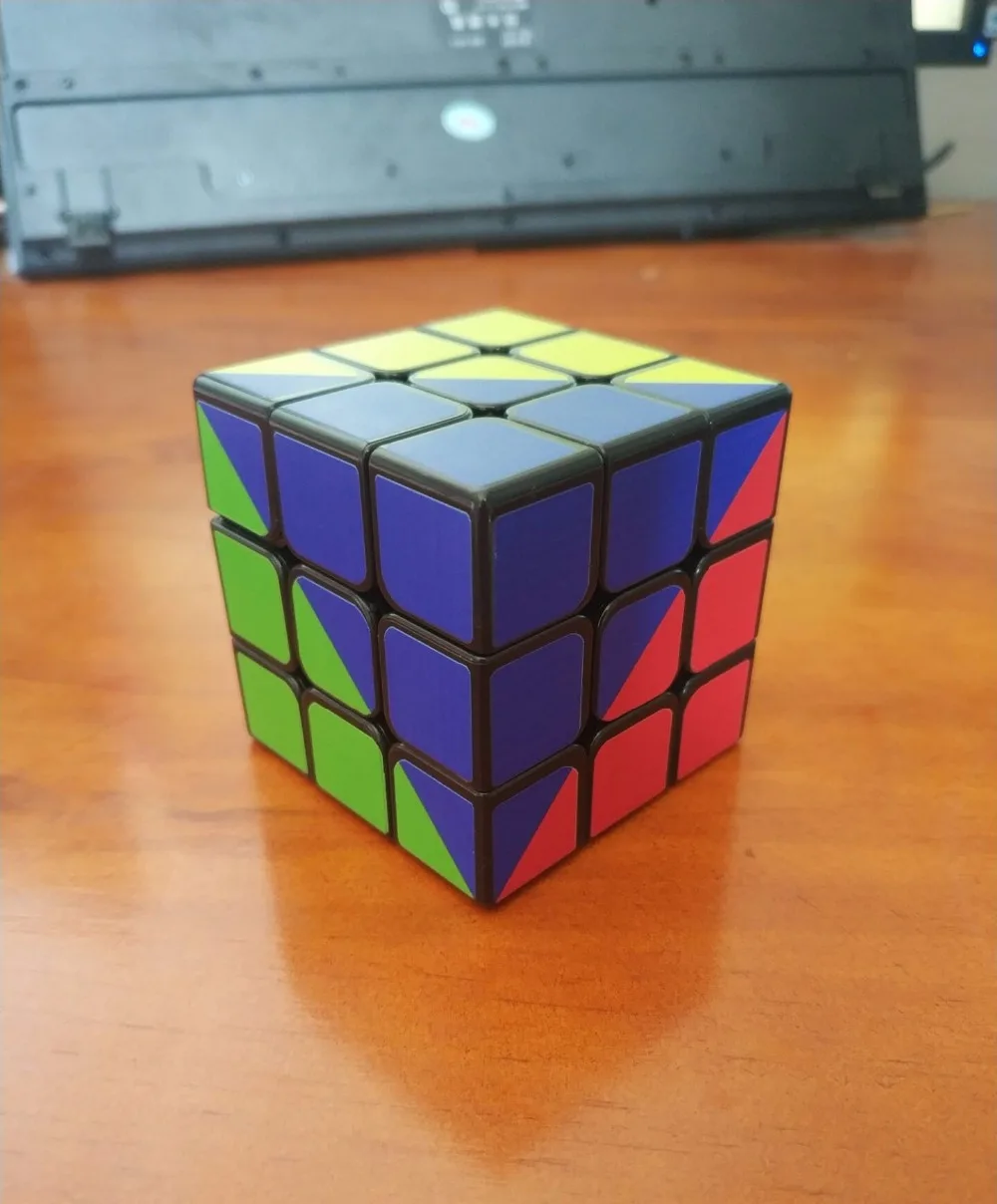 Z CUBE красочные Стикеры 3x3x3 Cube 3x3 кубатуры Скорость Профессиональный 3 плеер