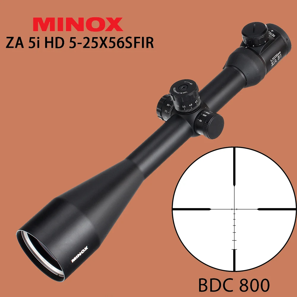 MINOX ZA 5i HD 5 25x56 SF охотничий прицел BDC 800 тактический оптический с боковой Параллакс