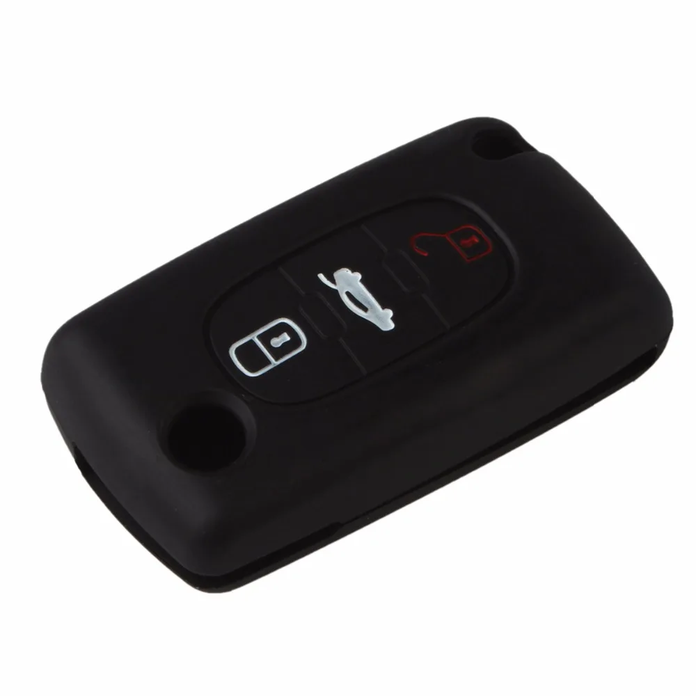 Новый силиконовый чехол для ключа с дистанционным управлением и 3 кнопками