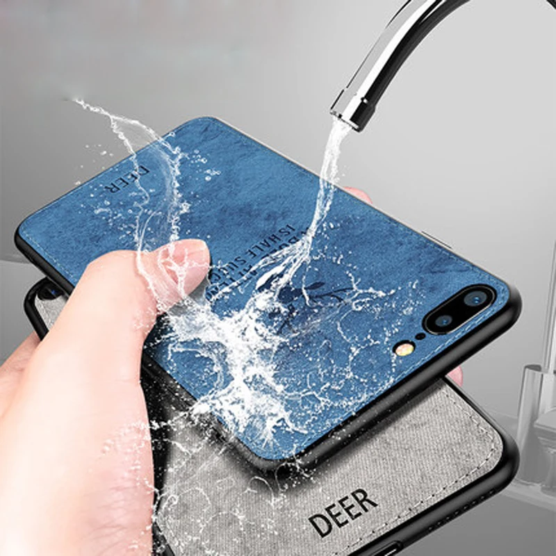 Для i7 i8 Plus для AppIe iphone 7 8 X чехол Ретро Бизнес PU Нескользящая защитная задняя крышка
