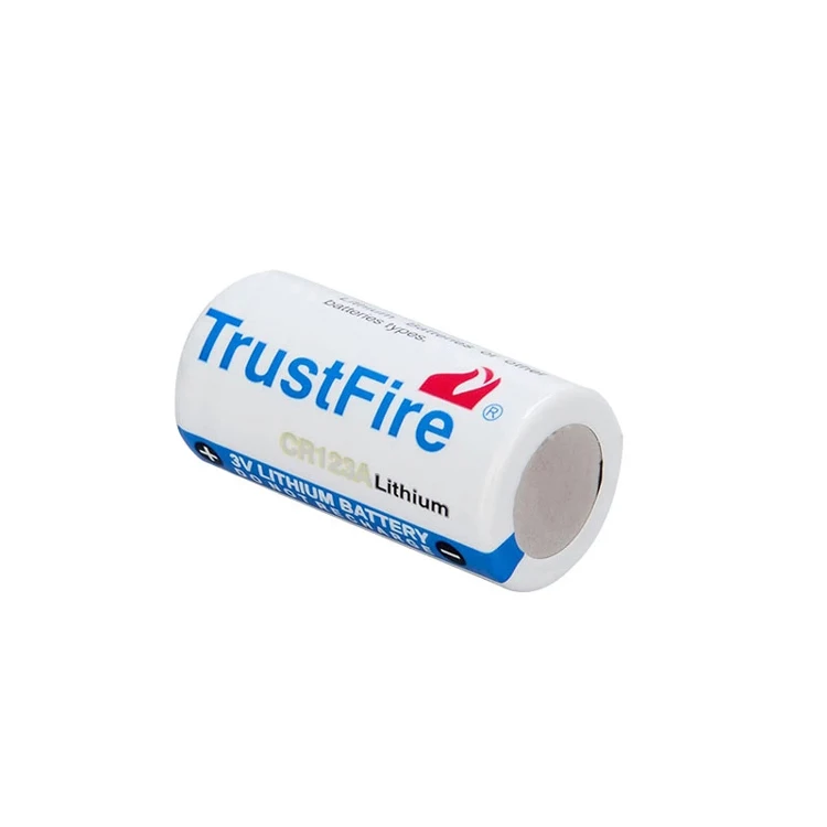10 шт./лот TrustFire CR123A 3V 1400mAh одноразовая литиевая батарея для камеры/фонарика (не