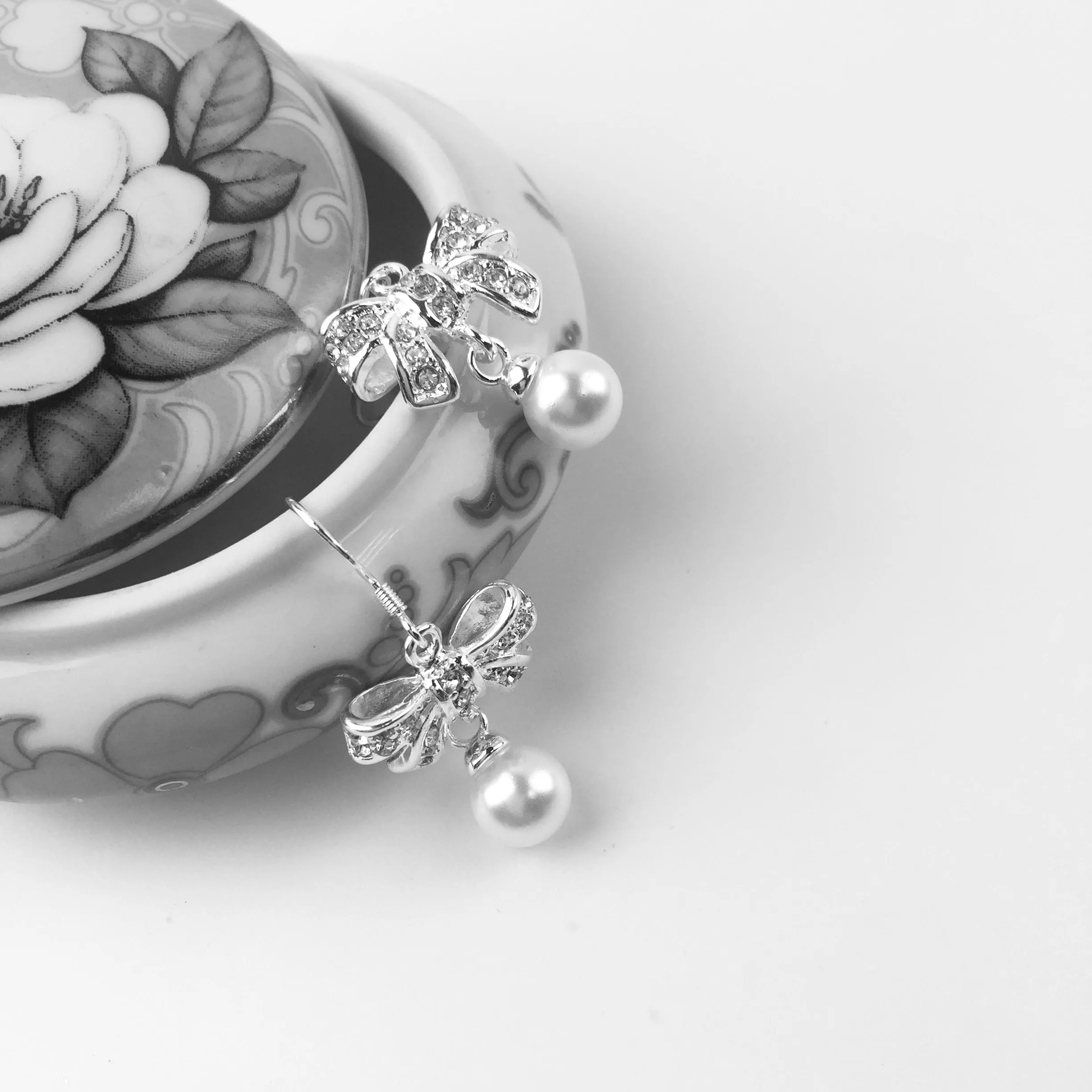 Серьги-подвески Marcasite в форме лебедя новые модные ювелирные украшения из