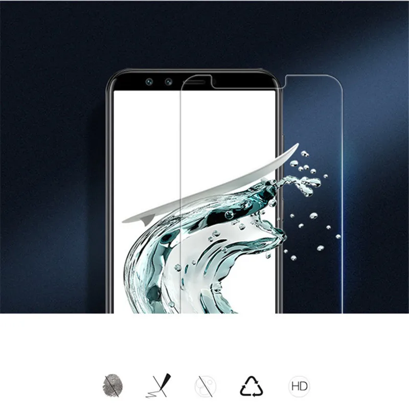 Закаленное стекло для Huawei On Honor 8 9 10 lite 8X 7A Pro DUA L22 Защитная пленка экрана Y6 Y5 Y9 2018
