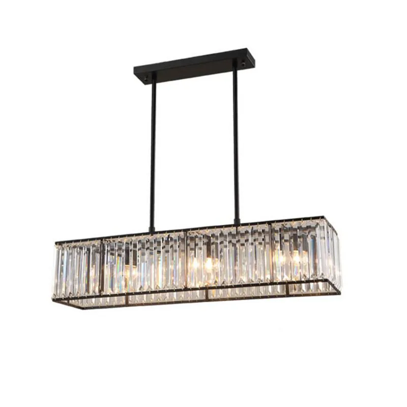 저렴한 미국 크리스탈 샹들리에, 모던한 미니멀리스트 레스토랑 바 램프, 유럽 레트로 철 식당 Led 램프, 테이블 조명 기구