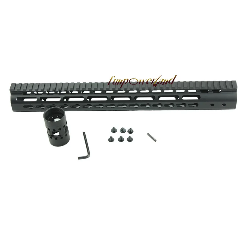 Funpowerland черный Float NSR 15 дюймов Handguard цельный топ Rail Системы KeyMod высокое качество