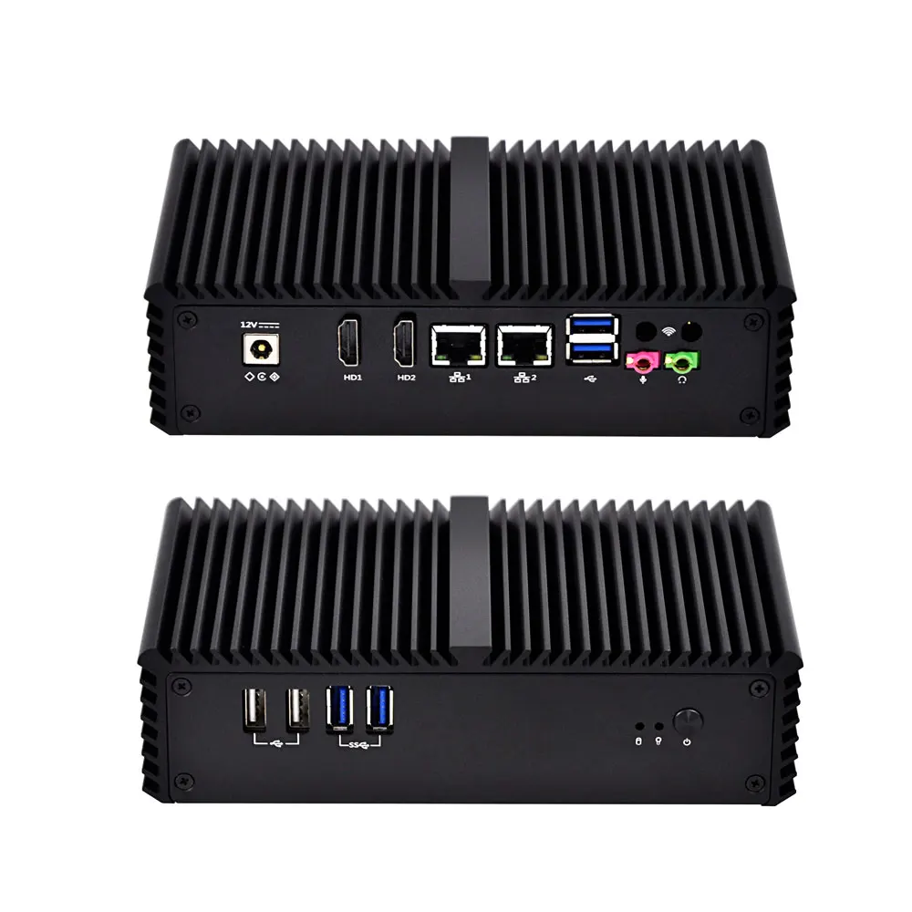 Тонкий клиент мини ПК настольный компьютер Barebone система двухъядерный I5