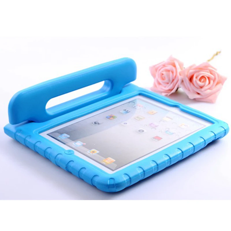 Для Apple Ipad 2 3 4 чехол детский противоударный EVA чехол для Ipad 2 Ipad 4 портативный держатель для ручки чехол Защита всего тела