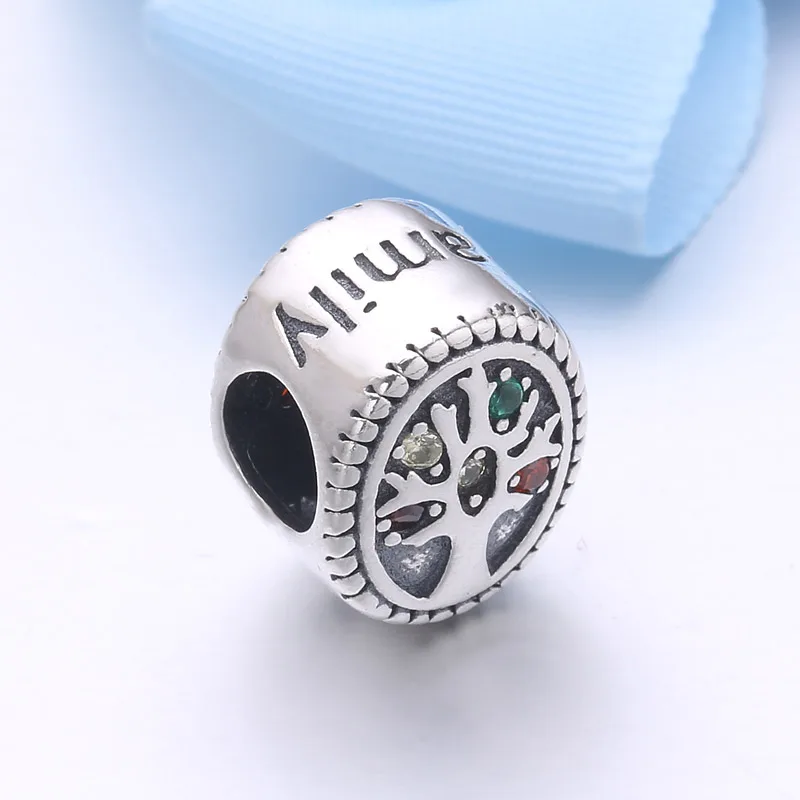 New Design 925 Sterling Silver The Tree of Life Beads Fit Original Charm Bracelet For My Family Jewelry Christmas Gift | Украшения и