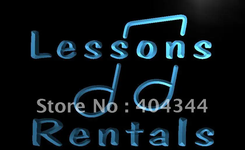 

LB831- Music Lessons Rentals School NR LED Neon Light Sign